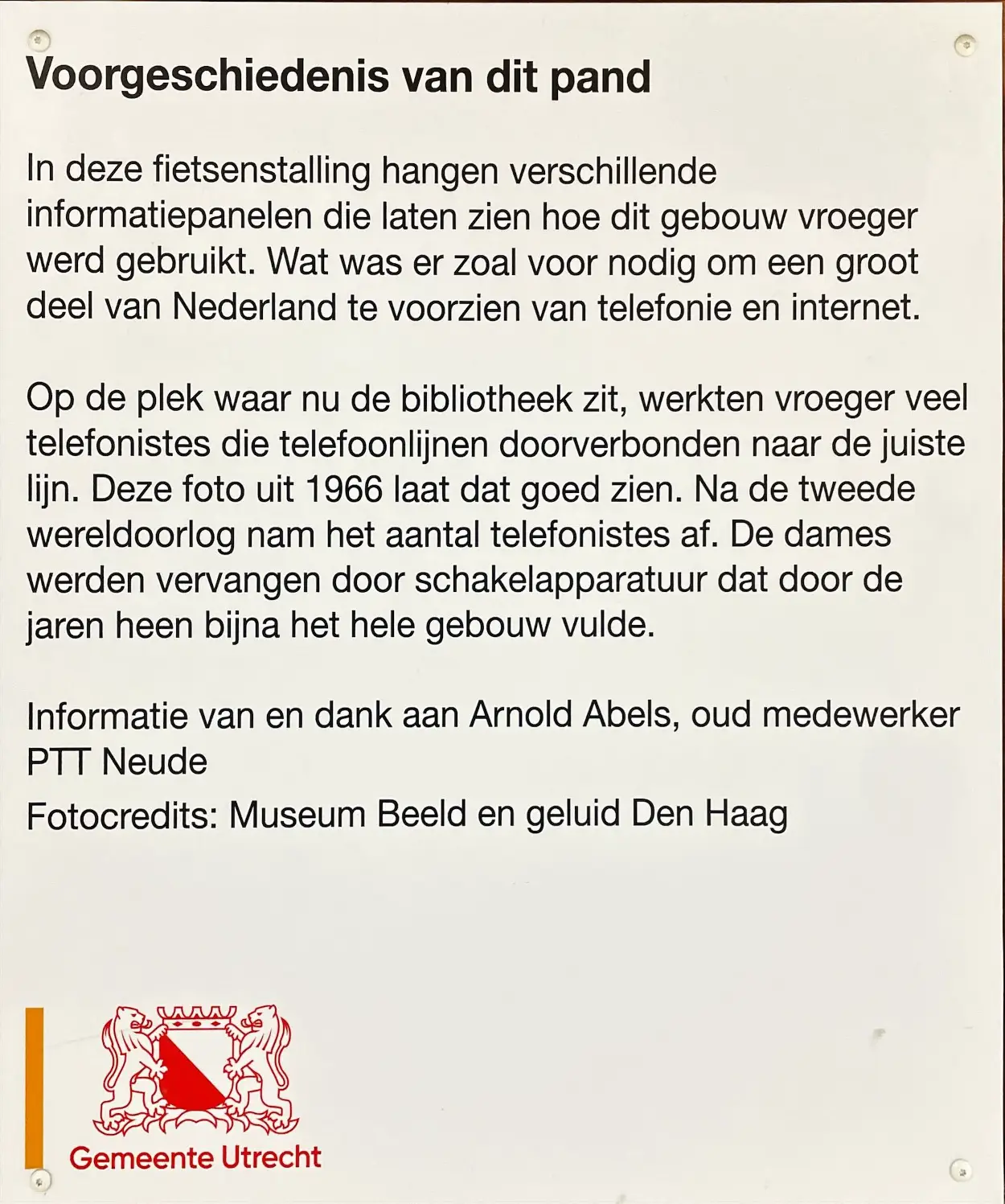 Voorgeschiedenis van Postkantoor de Neude